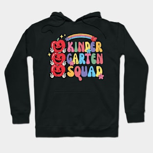 Team Kindergarten Squad Tee Teacher Back To School Kids Hoodie